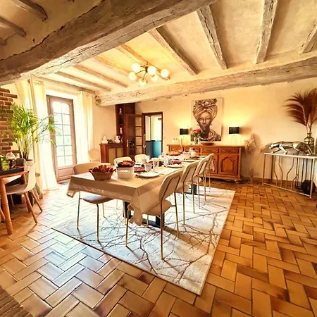 Grande Longere Coteaux Du Layon Piscine Chauffee 度假居 *