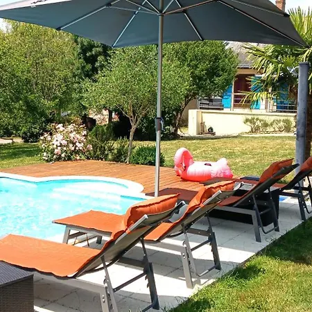 Grande Longere Coteaux Du Layon Piscine Chauffee * Beaulieu-sur-Layon