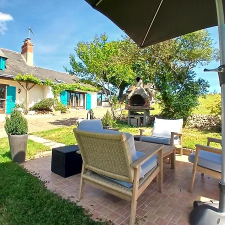 Grande Longere Coteaux Du Layon Piscine Chauffee 度假居 Beaulieu-sur-Layon