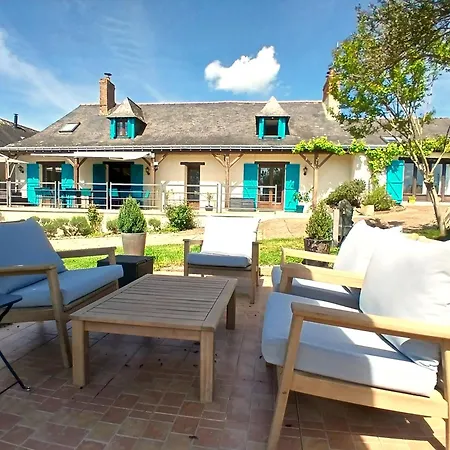 度假居 Grande Longere Coteaux Du Layon Piscine Chauffee *