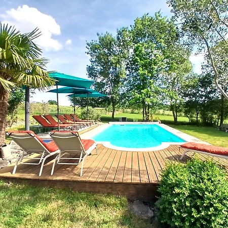 度假居 Grande Longere Coteaux Du Layon Piscine Chauffee *