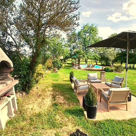 Grande Longere Coteaux Du Layon Piscine Chauffee 度假居